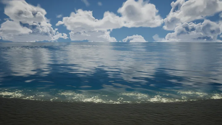 Meer und Wolken